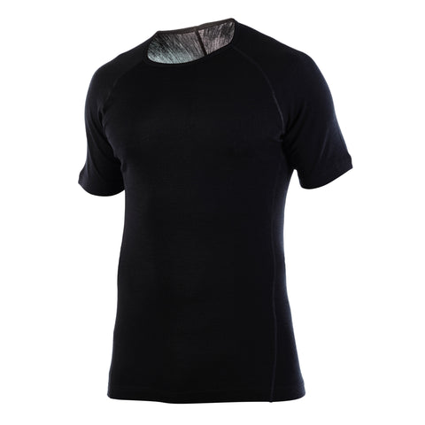 Black CONDOR - Mens Short Sleeve Crew Neck Baselayer T-shirt