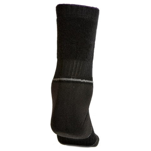 Black LIGHT HIKER Merino Wool Sock