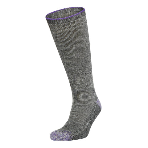Black HEAVY Merino Wool Boot Sock