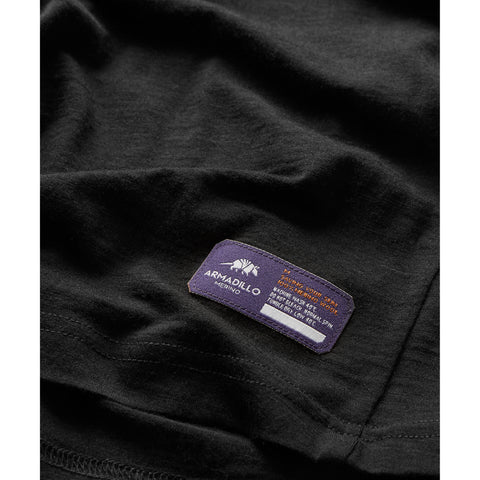 Black IONA - Women's Merino Wool Baselayer Long Sleeve Zip Top
