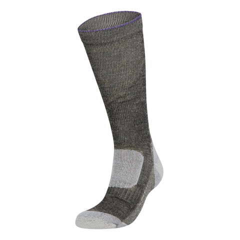 Black STAMINA Merino Wool BOOT Sock
