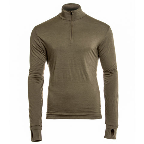 Light Olive LYNX - Lined Long Sleeve Zip Top
